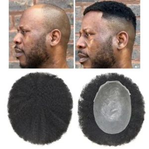 Thin Skin Men Toupee Natural Hair System
