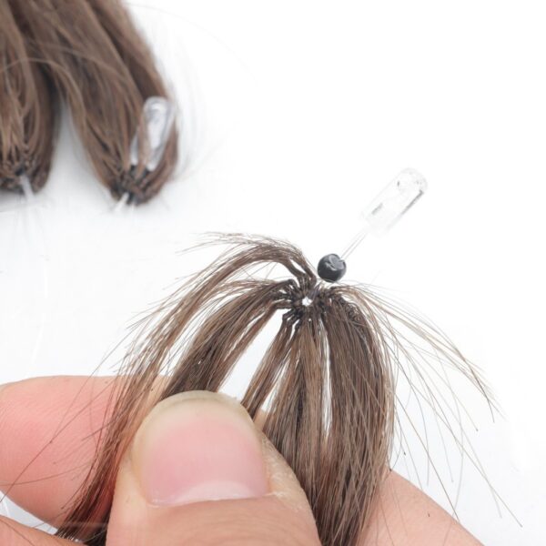 H6 Fish Line Feather Hair Extension - Image 5