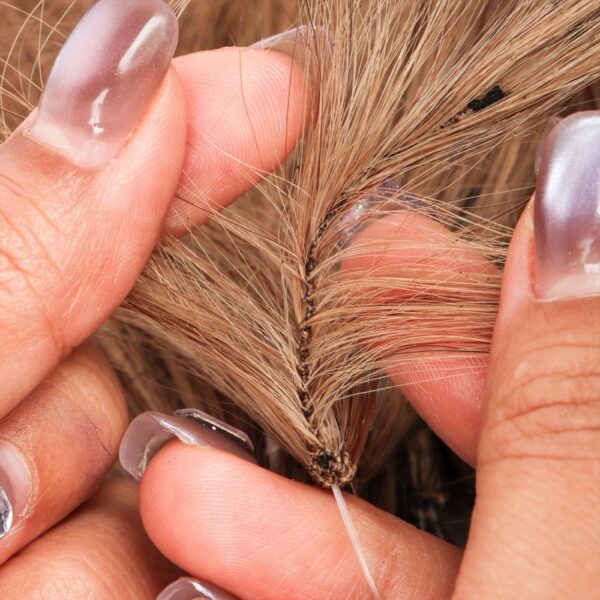 H6 Fish Line Feather Hair Extension - Image 4