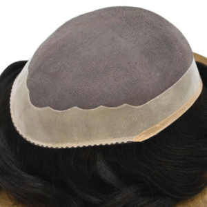 Fine Monofliament Durable Men Toupee Natural Hair System