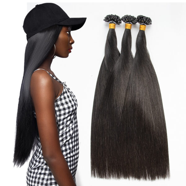 U Tip/V Tip/Flat Tip/Mini Tip Natural Hair Extension - Image 24