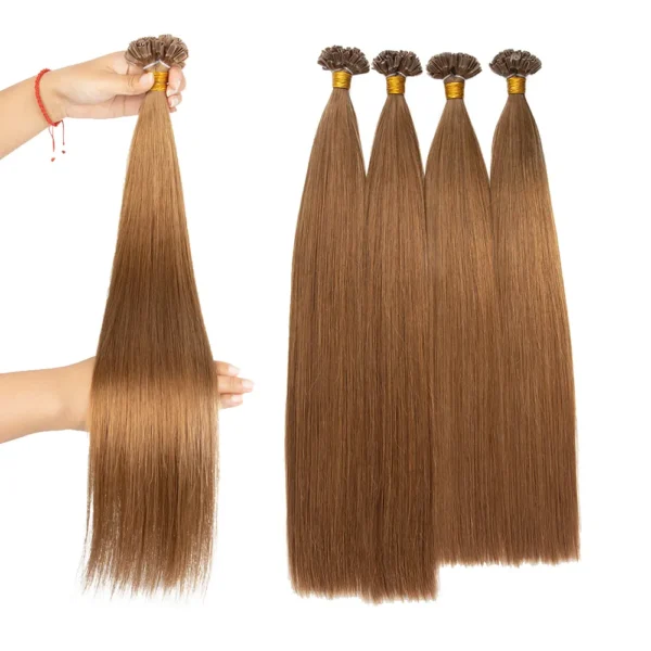 U Tip/V Tip/Flat Tip/Mini Tip Natural Hair Extension - Image 25